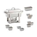 Alegacy The Original Six In One Lightweight Portable Stainless Steel Chafer, 1/3 x 2 inch.