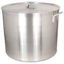 Alegacy Heavy Duty Aluminum Stock Pot with Lid, 160 Quart.