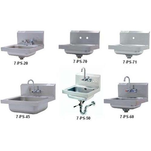 Handsink - Standard Model Base unit Bowl Size: 10 x 14 x 5 inch, Deck Mounted Faucet, Basket Drain.