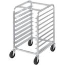 Channel Manufacturing Aluminum Under Counter Front Load 4 inch Spacing Bun Pan Rack, 32 x 20 1/2 x 26 inch.