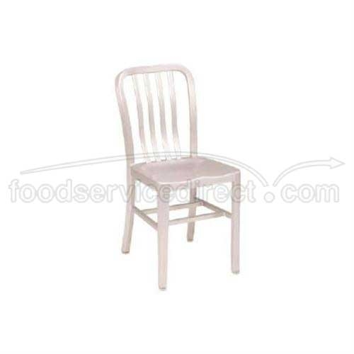 Emu Anna Outdoor Sider Chair - Aluminium Slat Back, Aluminium Frame, 33 X 15 X 20 Inch -- 2 Per Case.