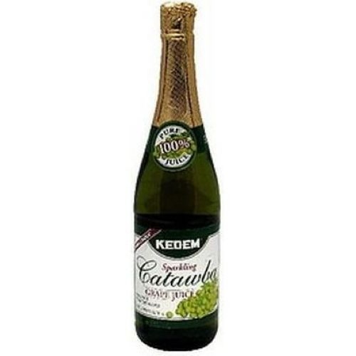 Kedem Catawba Grape Sparkling Juice, 25.4 Ounce -- 12 per case.