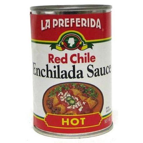 La Preferida Red Chile Hot Enchilada Sauce, 10 Ounce -- 12 per case.
