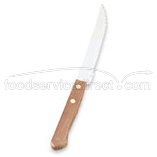 Steak KnivesWood Handled Hallow Ground BladeBlade Length 4 3/8 Inches -- 24 per case