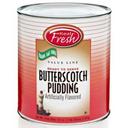 Real Fresh Trans Fat Free Butterscotch Pudding, 7 Pound -- 6 per case.
