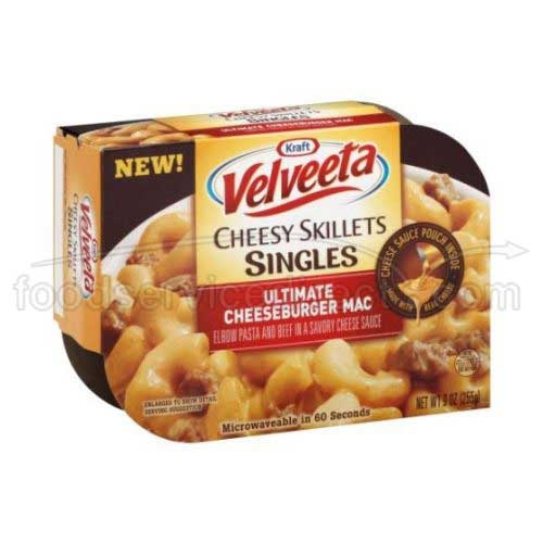 Velveeta Cheesy Skillets Ultimate Cheeseburger Dinner Kit, 9 Ounce -- 6 per case.