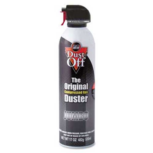 Dust-Off Disposable Compressed Gas Duster, 17 oz Can