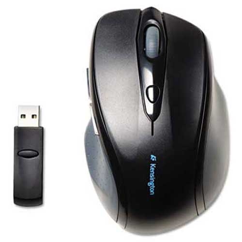 Kensington Pro Fit Full-Size Wireless Mouse, Right, Black