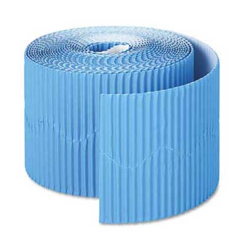 Pacon Bordette Decorative Border, 2 1/4 inch x 50 Roll, Brite Blue