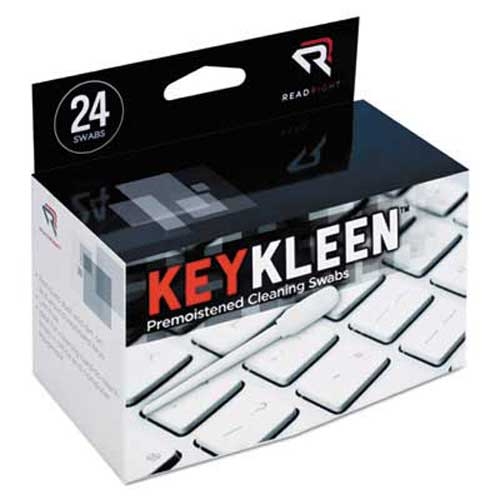 Read Right KeyKleen Keyboard Cleaner Swabs, 24/Box