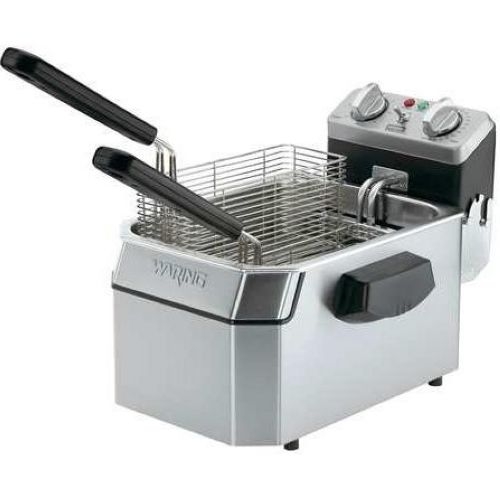 Waring Commercial Heavy Duty Countertop Deep Fryer, 120 Volt.