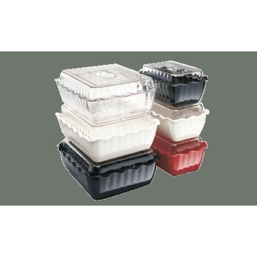 Winco Medium Deli Crock, 10 x 7 x 3 inch.