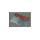 Winco Stainless Steel Dough Scraper with Wood Handle, 6 x 3 inch Blade.