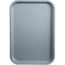Winco Plastic Gray Fast Food Tray, 10 x 14 inch -- 12 per case.