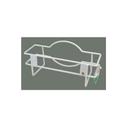 Winco Wire White Glove Box Holder, 10 x 3 x 5 inch.