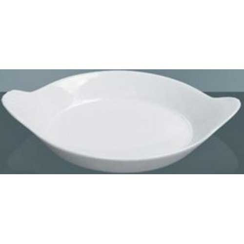 Yanco Porcelain Round White Accessories French Dish, 7 inch Diameter -- 24 per case.