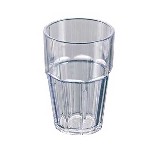 Yanco Hawaii San Plastic Clear Double Rocks, 12 Ounce -- 72 per case.