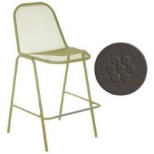 Emu Golf Antique Bronze Outdoor Indoor Stacking Barstool, 44 x 24 x 24.5 inch -- 2 per case.