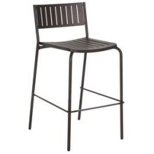 Emu Bridge Antique Bronze Outdoor Indoor Stacking Barstool, 40.5 x 21.5 x 23.5 inch -- 2 per case.