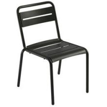 Emu Star Antique Bronze Outdoor Indoor Stacking Side Chair, 32 x 21.5 x 24 inch -- 4 per case.