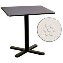 Emu Darwin Antique White Square Outdoor Indoor Tilt Top Nesting Table, 29 x 32 inch.