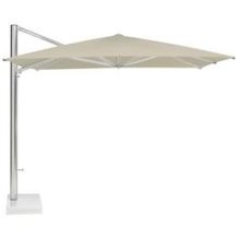 Emu Aluminum Square Cantilever Umbrella with Shade Base, 110 x 118 inch.