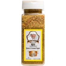 Magic Seasoning Blends Salt Free Sugar Free Lemon and Cracked Pepper, 19.2 Ounce -- 6 per case.