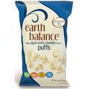 Earth Balance Vegan Aged White Cheddar Flavor Puffs, 4 Ounce -- 12 per case.