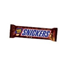 Snickers Two Piece King Size Candy Bar -- 144 per case.
