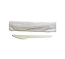 Kitch 24/7 Compostable Individual Wrap White Knives -- 1000 per case