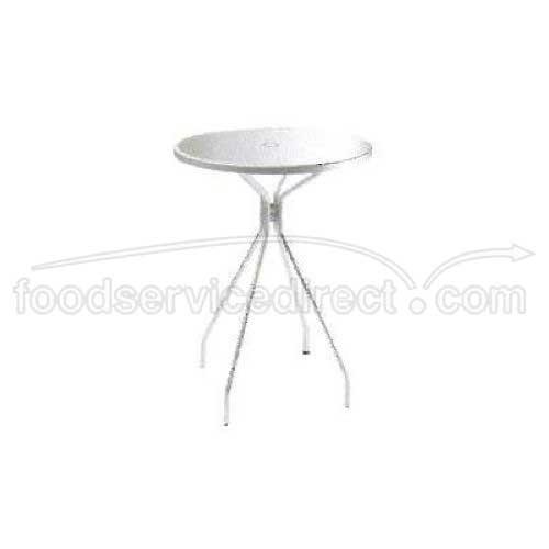 Frame Fin: Antique Bronze EMU Segno Outdoor Tilt Table - Flat Steel Top and Square Tubular Steel Base, 28 inch Square.