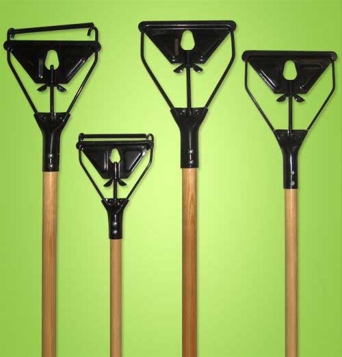 ABCO Janitor Metal Quick Change Wood Handle, 1 1/8 x 60 inch