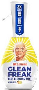 Mr Clean Clean Freak Lemon Zest Deep Cleaning Mist, 16 Ounce Spray -- 6 per case