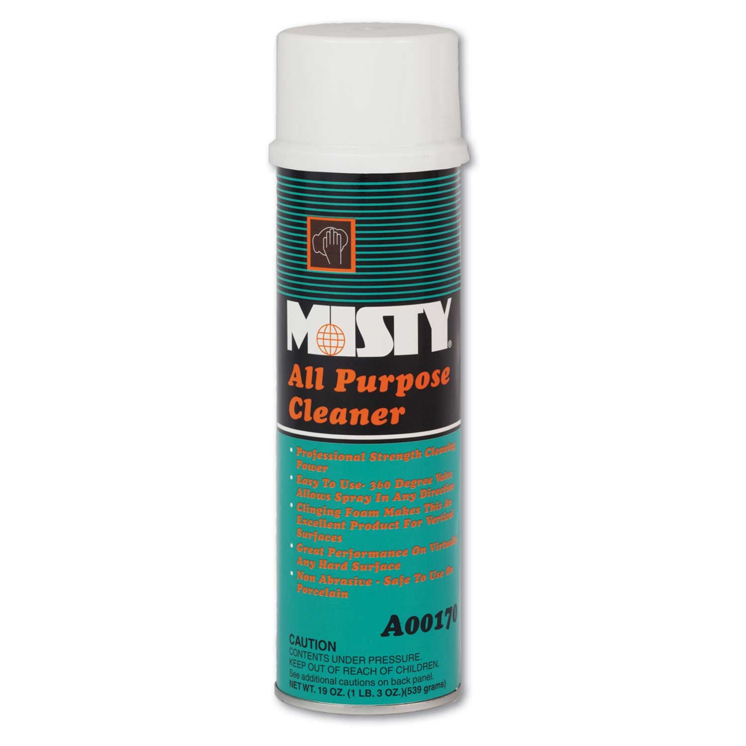 Misty Mint Scent All Purpose Cleaner, 19 Ounce Aerosol Can -- 12 per case