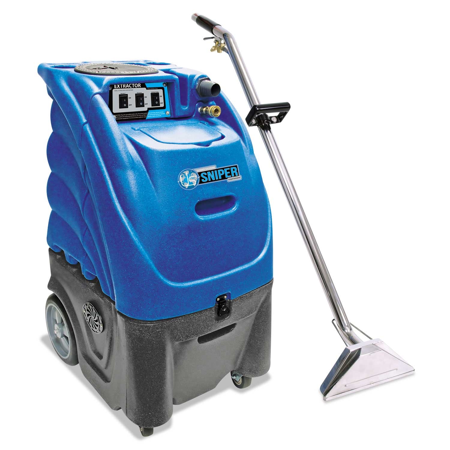 Mercury Floor Machines Carpet Extractor with Dual Vacuum Motors, 12 Gallon Capacity