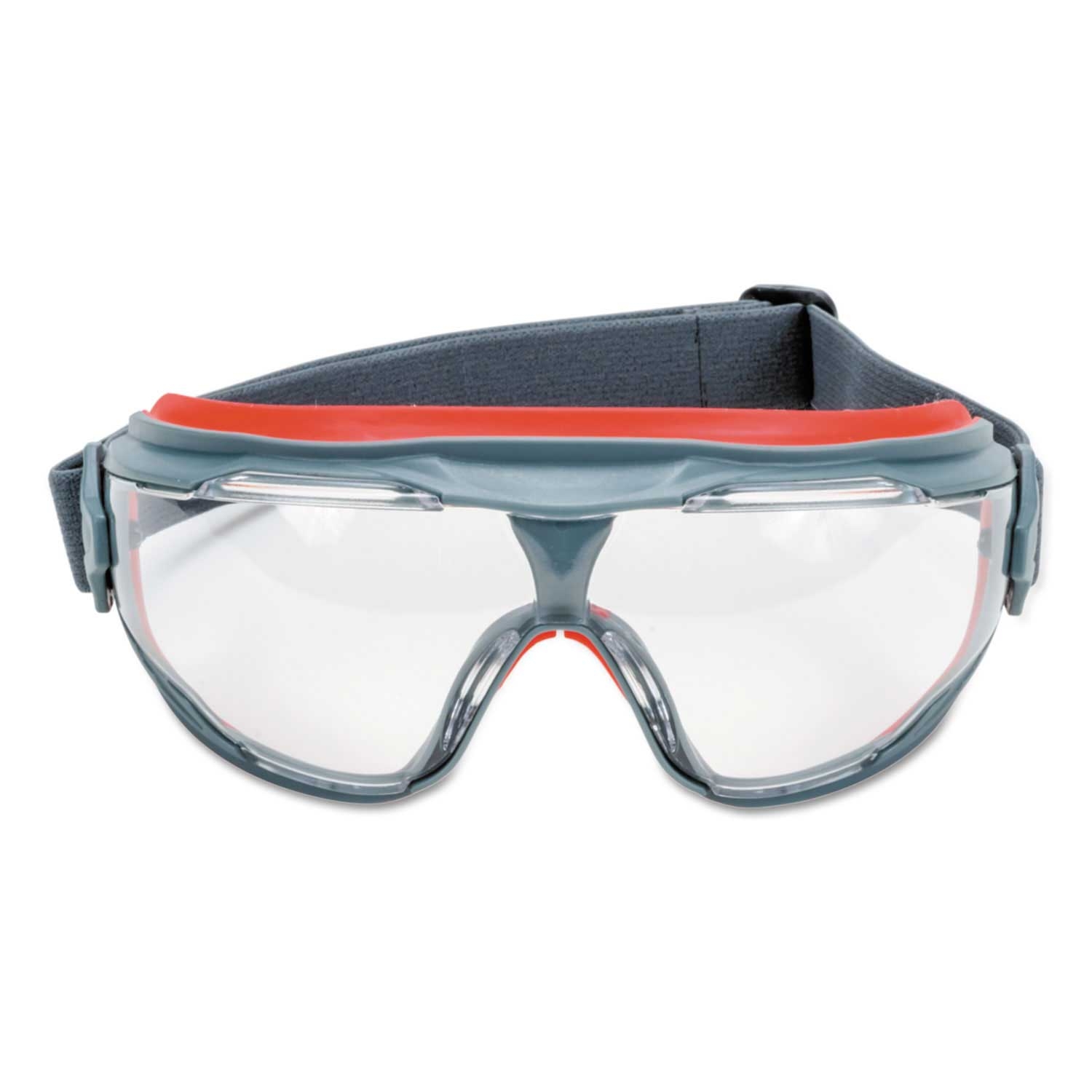 3M Clear Anti fog Lens Red and Black Frame Plastic Gogglegear 500 Series Safety Goggles -- 10 per case