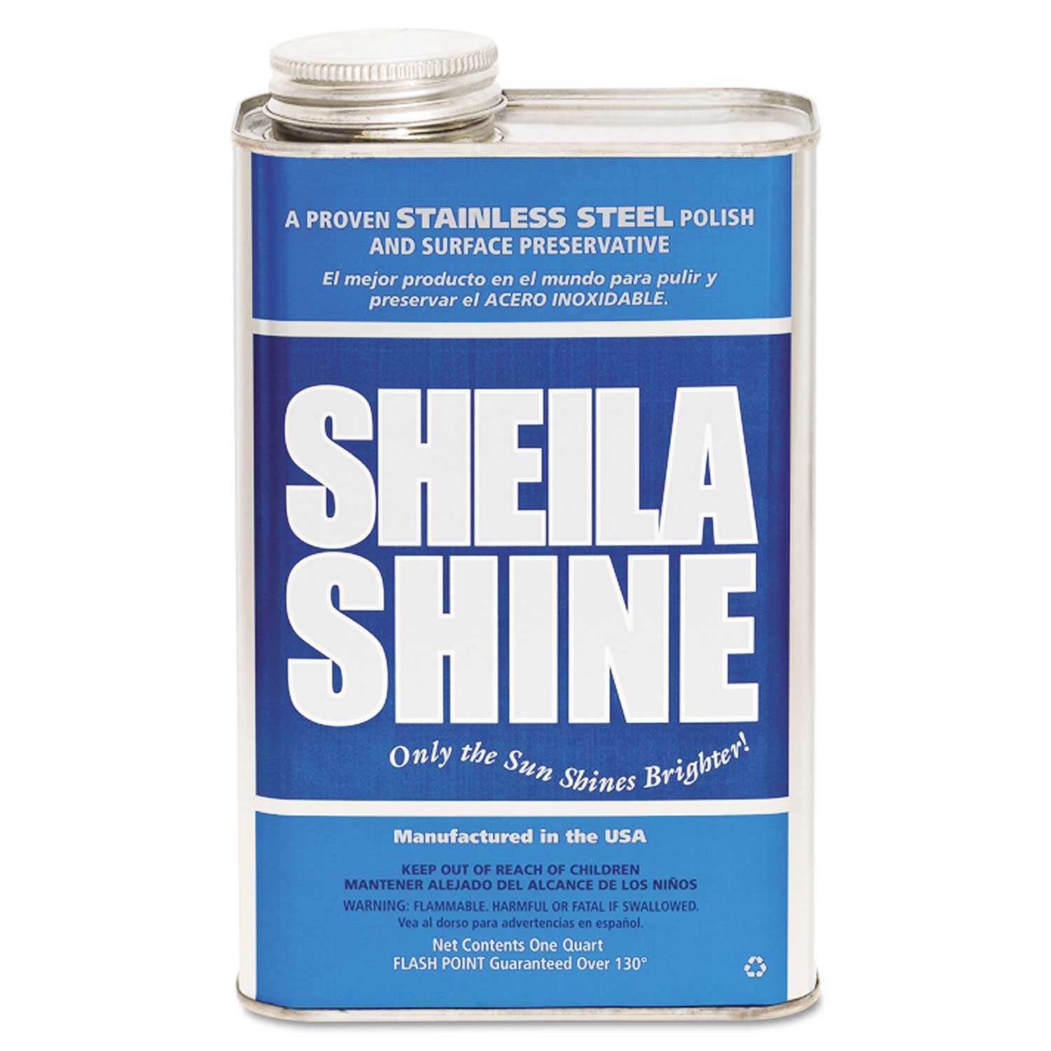Sheila Shine Stainless Steel Cleaner and Polish, 1 Gallon Can -- 4 per case