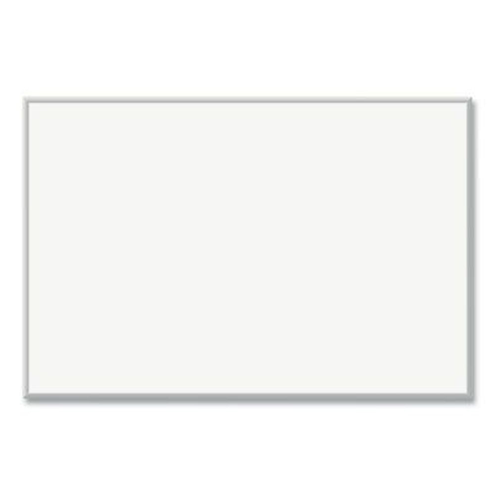 U Brands White Surface Silver Aluminum Frame Magnetic Dry Erase Board, 72 x 48 inch