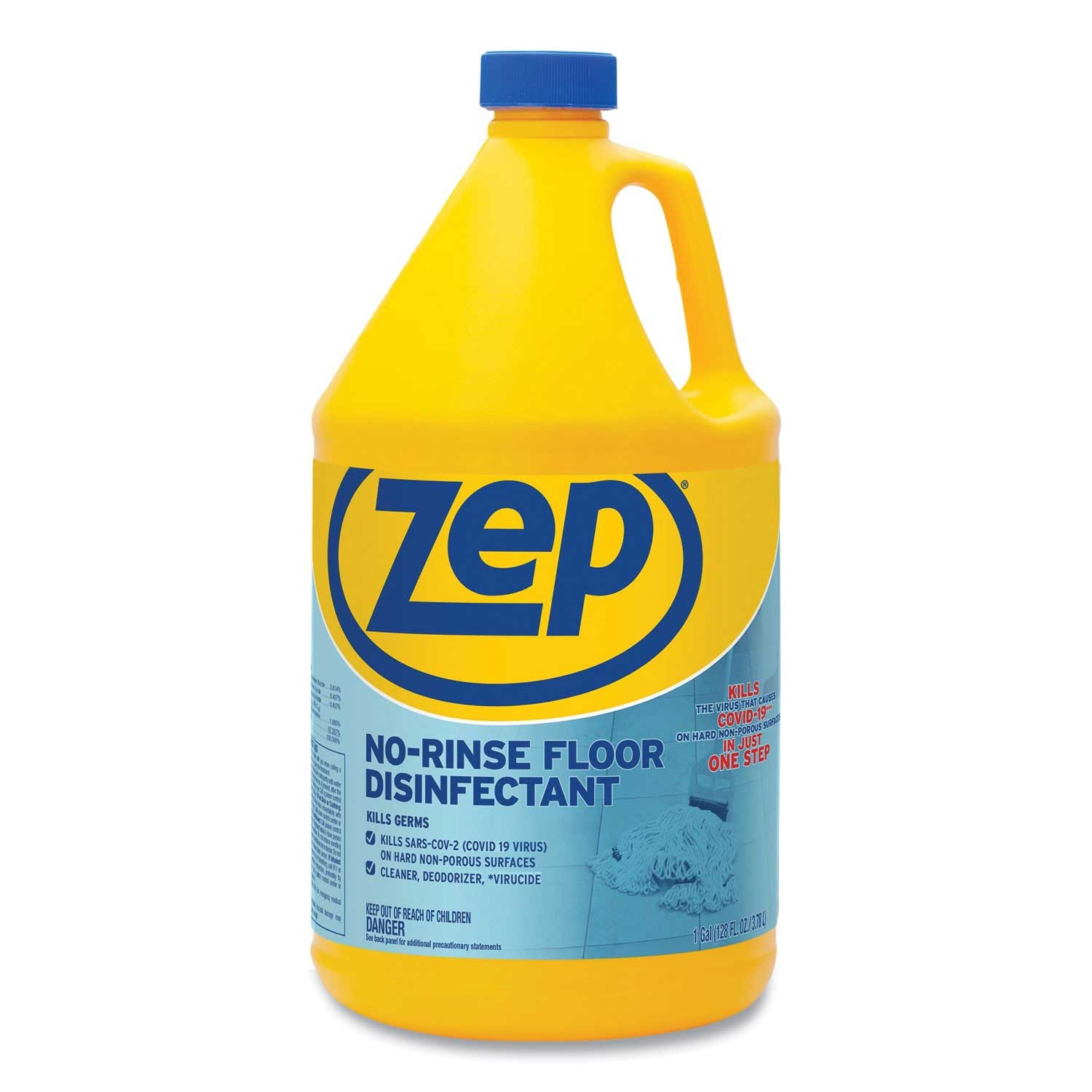 Zep Pleasant Scent No Rinse Floor Disinfectant, 1 Gallon -- 4 per case