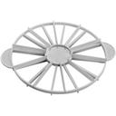 Winco Plastic White Double Sided Cake Marker -- 12 per case.